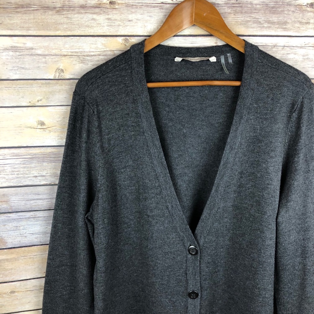 Soft Surroundings Lace Trim Cardigan Tunic Size L - Picture 3 of 8